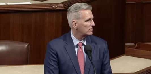 Asshole of The Day – Kevin McCarthy – He showed his true RINO colors by trashing the Republicans and leaving them with a one person majority.