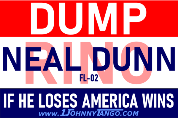 Dump RINO FL-02 Neal Dunn Stickers