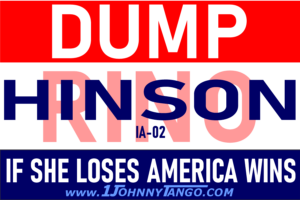 DUMP RINO IA-02 Ashley Hinson Stickers