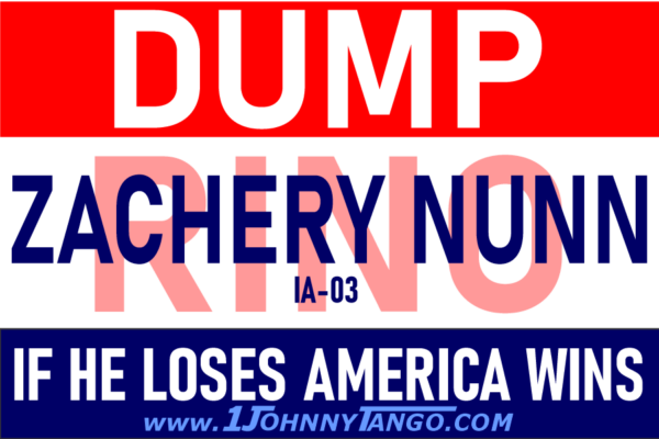 DUMP RINO IA-03 Zachery Nunn Stickers