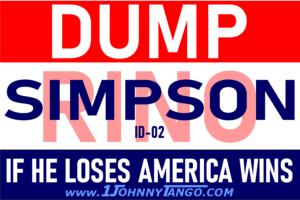 Dump RINO ID-02 Michael Simpson Stickers