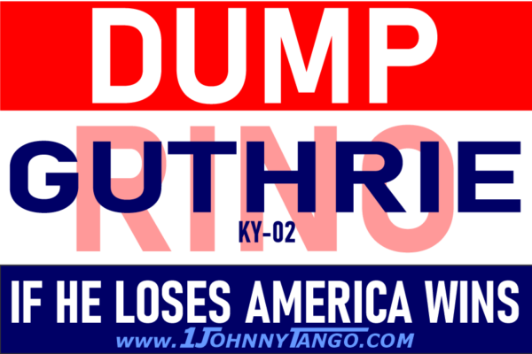 Dump RINO KY-02 Brett Guthrie Stickers