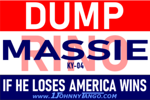 Dump RINO KY-04 Thomas Massie Stickers