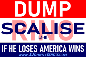 DUMP RINO LA-01 Steve Scalise Stickers