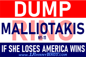 Dump RINO NY-11 Nicole Malliotakis Stickers