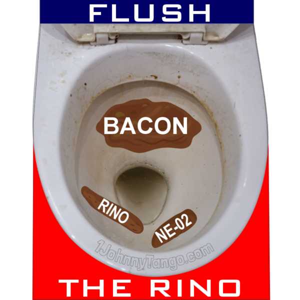 Flush RINO NE-02 Don Bacon  Stickers