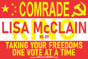 Comrade RINO MI-09 Lisa McClain Stickers